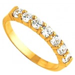 Alliance Femme Or jaune Diamants.