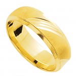 Alliance Homme Or jaune.