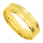 Alliance Homme Or jaune.