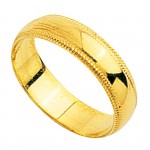 Alliance Homme Or jaune.