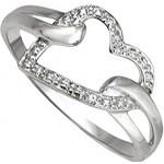 Bague Or blanc Diamants.