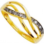 Bague Or jaune Diamants.