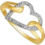 Bague Or jaune Diamants.
