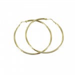 Boucles d'oreilles cr�oles Or jaune.