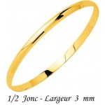 Bracelet Jonc Massif Or Jaune.