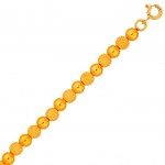 Bracelet Or Jaune Boules 5 mm.