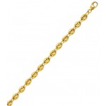 Bracelet Or jaune grain de caf�