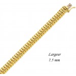 Bracelet Or Jaune Maille Am�ricaine
