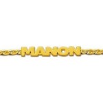 Bracelet Pr�nom Enfant Or Jaune.