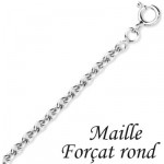 Cha�ne Or FR65GR maille for�at rond 8.35gr.