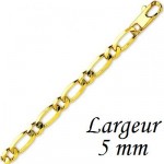 Cha�ne Or jaune maille altern�e 1/1