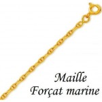 Cha�ne Or maille for�at Marine 3.95gr.