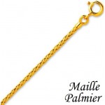 Cha�ne Or maille Palmier 2.60gr.