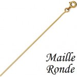 Cha�ne Or maille Ronde 3.00gr.
