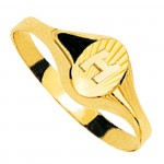 Chevali�re Femme Or jaune.