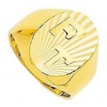 Chevali�re Homme Or jaune