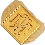 Chevali�re Homme Or jaune.
