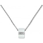 Collier C�ramique Or et Diamants.