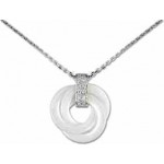Collier C�ramique Or et Diamants.