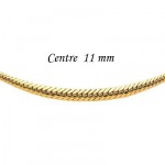 Collier Maille Anglaise Or Jaune.