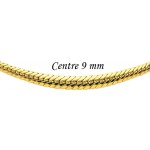 Collier maille Anglaise Or Jaune.