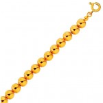Collier Or Jaune Boules 6 mm. 