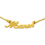 Collier Pr�nom Or Jaune Femme.