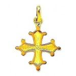 Croix Occitane Or Jaune.