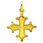 Croix Occitane Or Jaune.