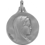 M�daille  A. AUGIS Vierge Or Blanc.