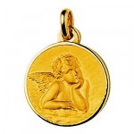 M�daille Ange de Rapha�l Or Jaune.