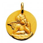 M�daille Ange de Rapha�l ronde.