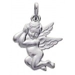 M�daille Ange Or Blanc.