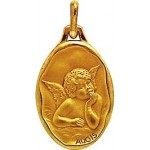 M�daille Ange Ovale - A.AUGIS -