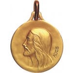 M�daille Christ Or Jaune - A.AUGIS -