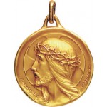 M�daille Christ Or Jaune - A.AUGIS -