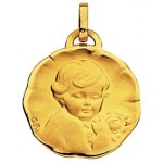 M�daille l'enfant � la rose.
