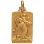 M�daille St Christophe Or Jaune - A.AUGIS -