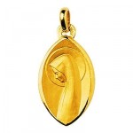 M�daille Vierge Or Jaune.
