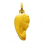 M�daille  Vierge Or Jaune.