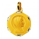 M�daille Vierge Or Jaune.