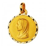 M�daille Vierge Or Jaune.