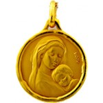 M�daille Vierge Or Jaune. - A. AUGIS -