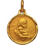 M�daille Vierge Or Jaune. - A. AUGIS -