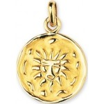 M�daille Zodiaque Or jaune.LION.