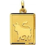M�daille Zodiaque Or jaune.TAUREAU.