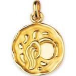 M�daille Zodiaque Or jaune.VERSEAU.