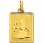 M�daille Zodiaque Or jaune.VIERGE.