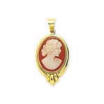 Pendentif Cam�e Or Jaune.