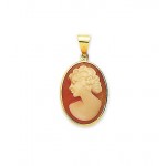 Pendentif Cam�e Or Jaune.